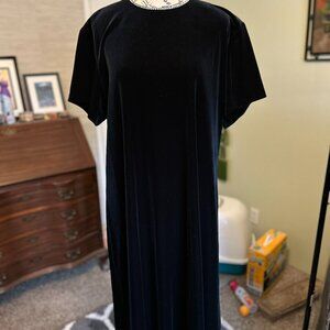 Black Velvet Dress